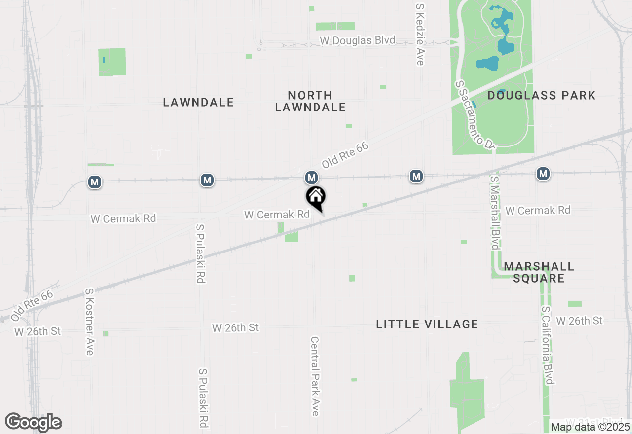 Map of 3553 W Cermak Road, Chicago, IL 60623