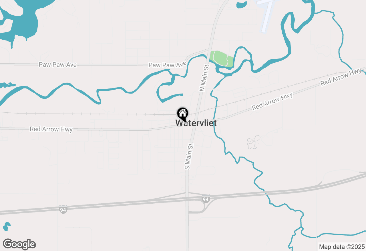 Map of 204 Crescent Street, Watervliet, MI 49098