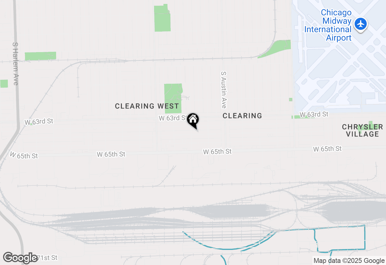 Map of 6154 W 64th Street, Chicago, IL 60638