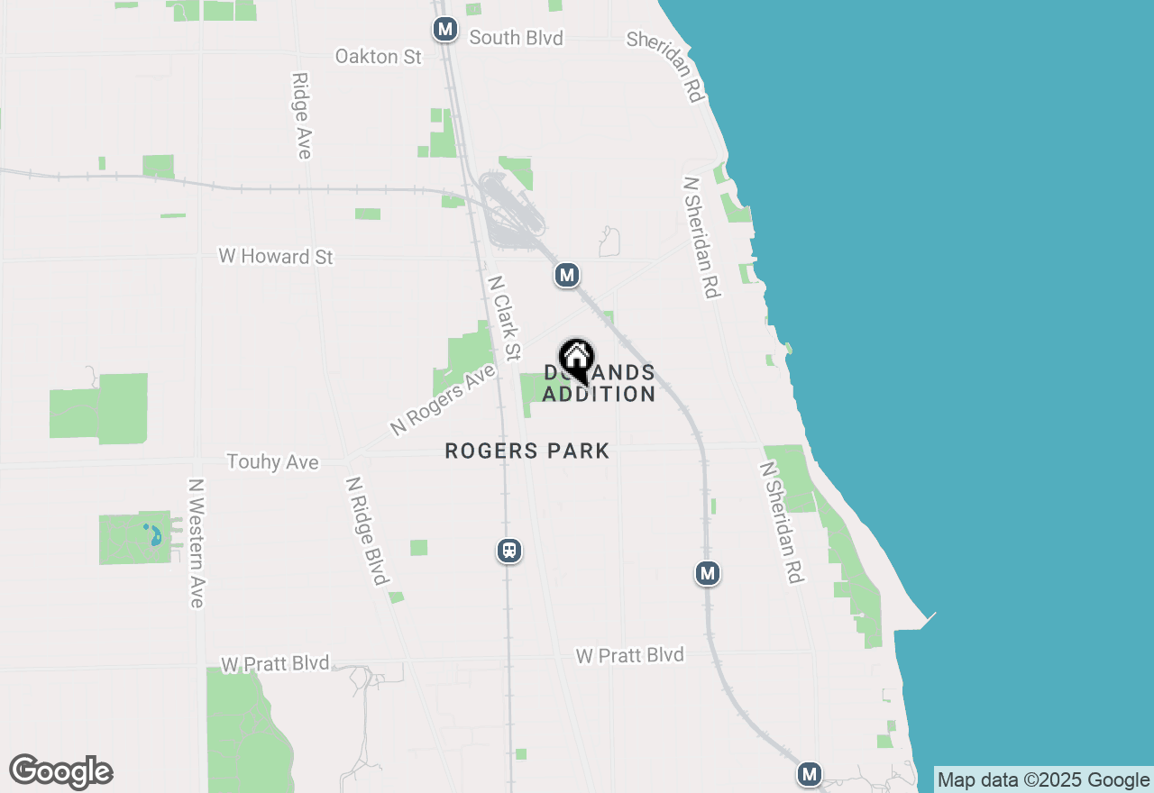 Map of 7325 N Paulina Street #1, Chicago, IL 60626