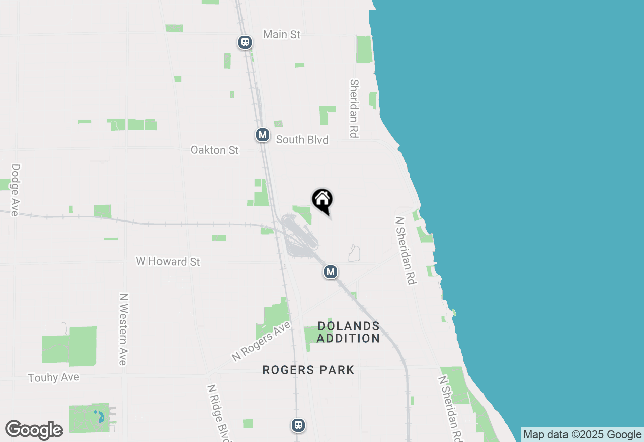 Map of 7730 N Paulina Street #1, Chicago, IL 60626