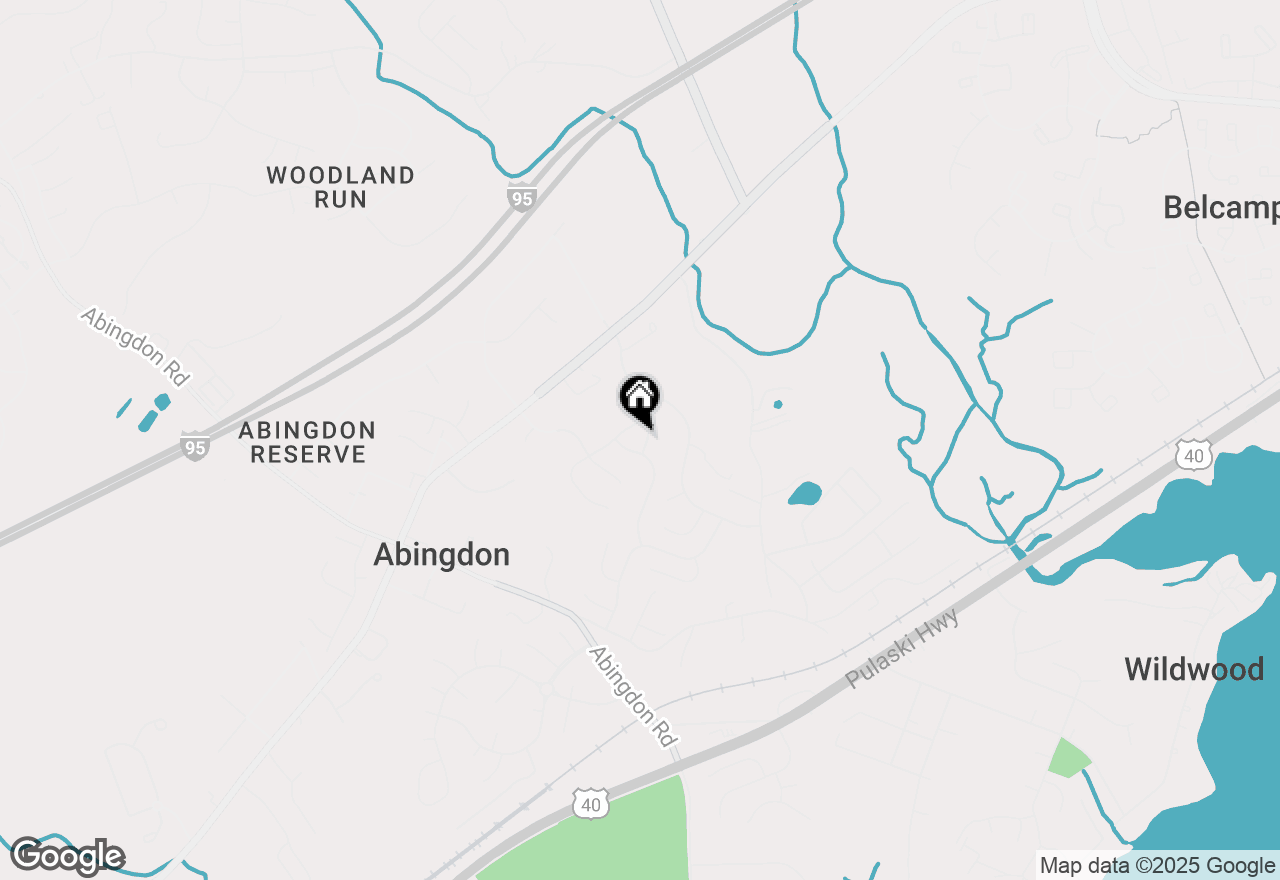 Map of 3830 Copper Beech Drive, Abingdon, MD 21009