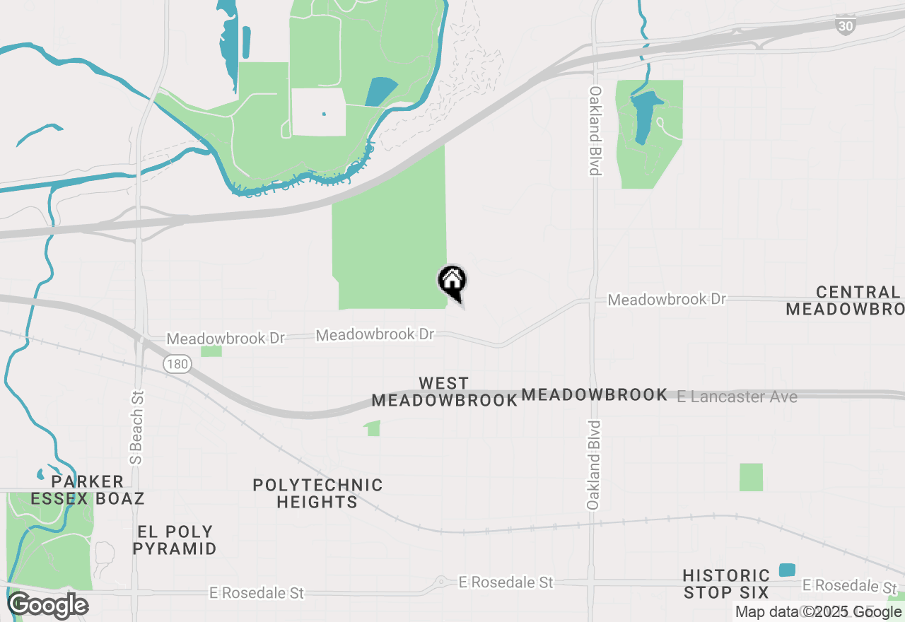 Map of 3705 Ellsmere Court, Fort Worth, TX 76103