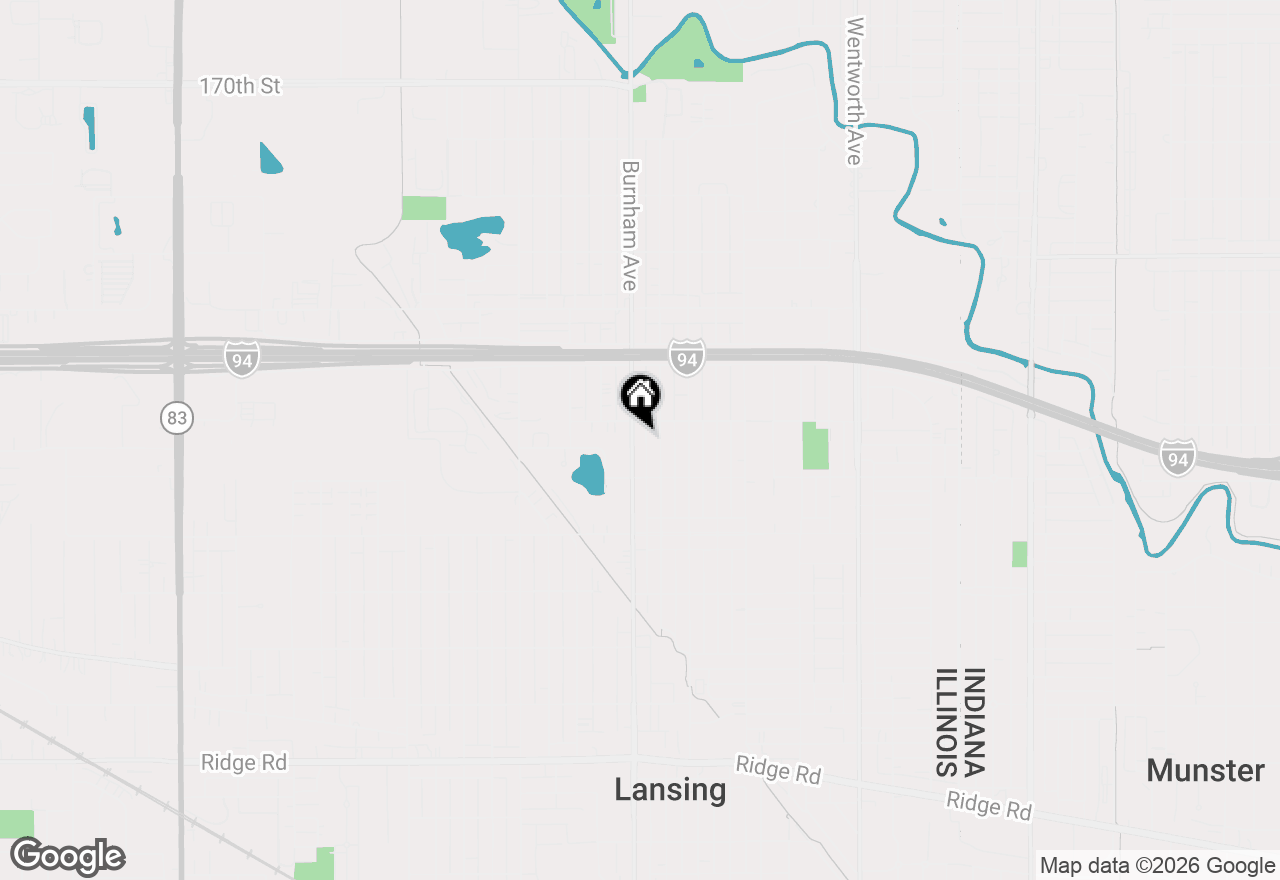 Map of 17617 Burnham Avenue, Thornton, IL 60476