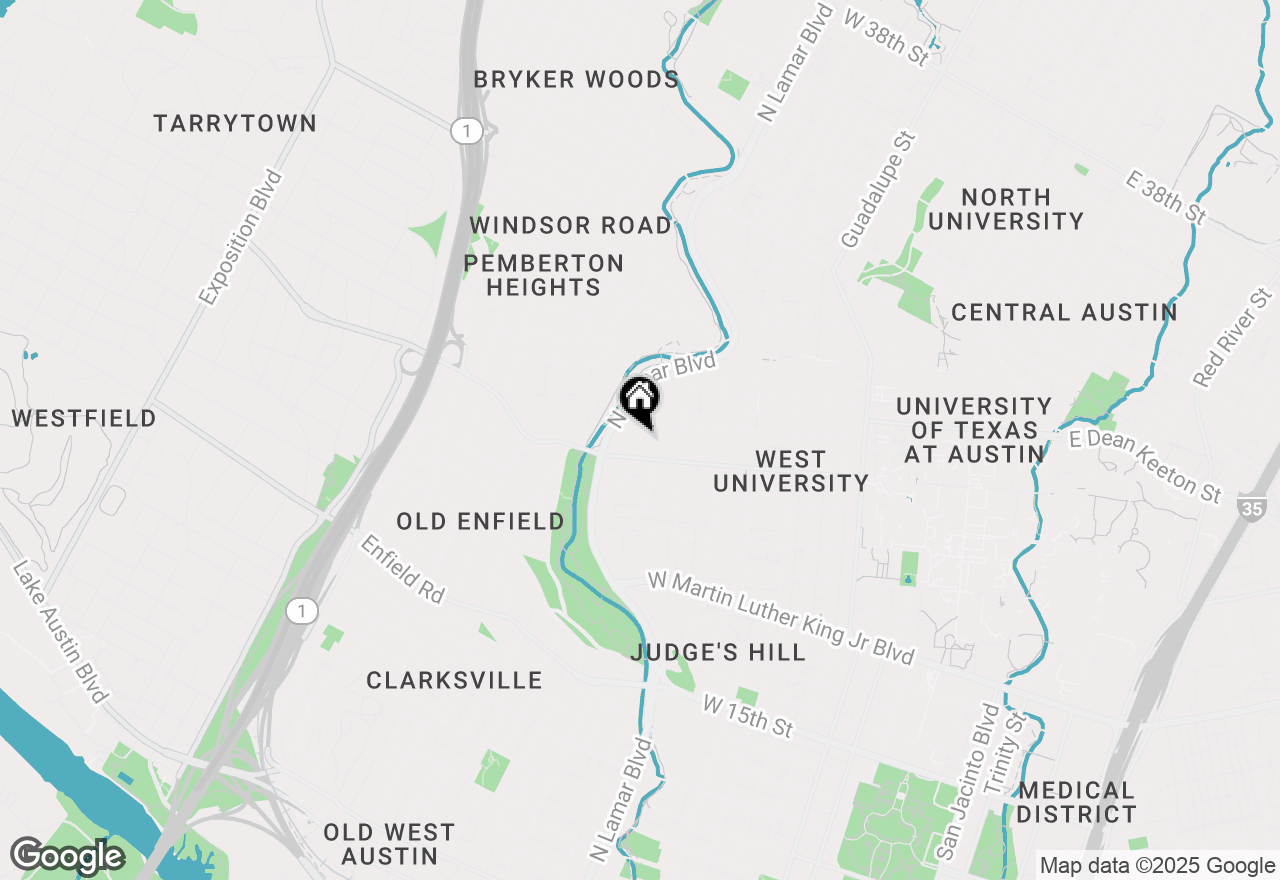 Map of 2408 Longview St #212, Austin, TX 78705