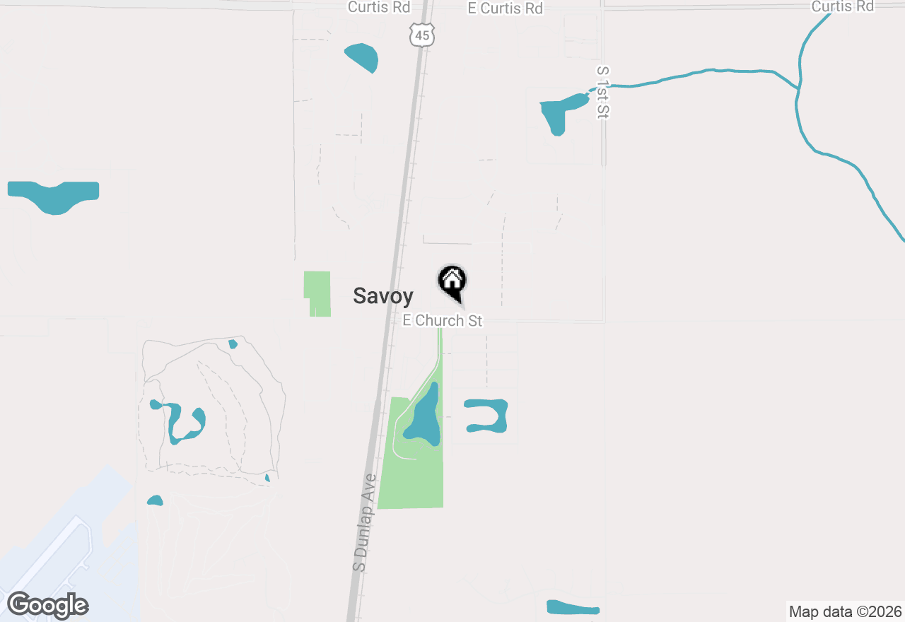 Map of 103 Yorkminster Lane #2, Savoy, IL 61874