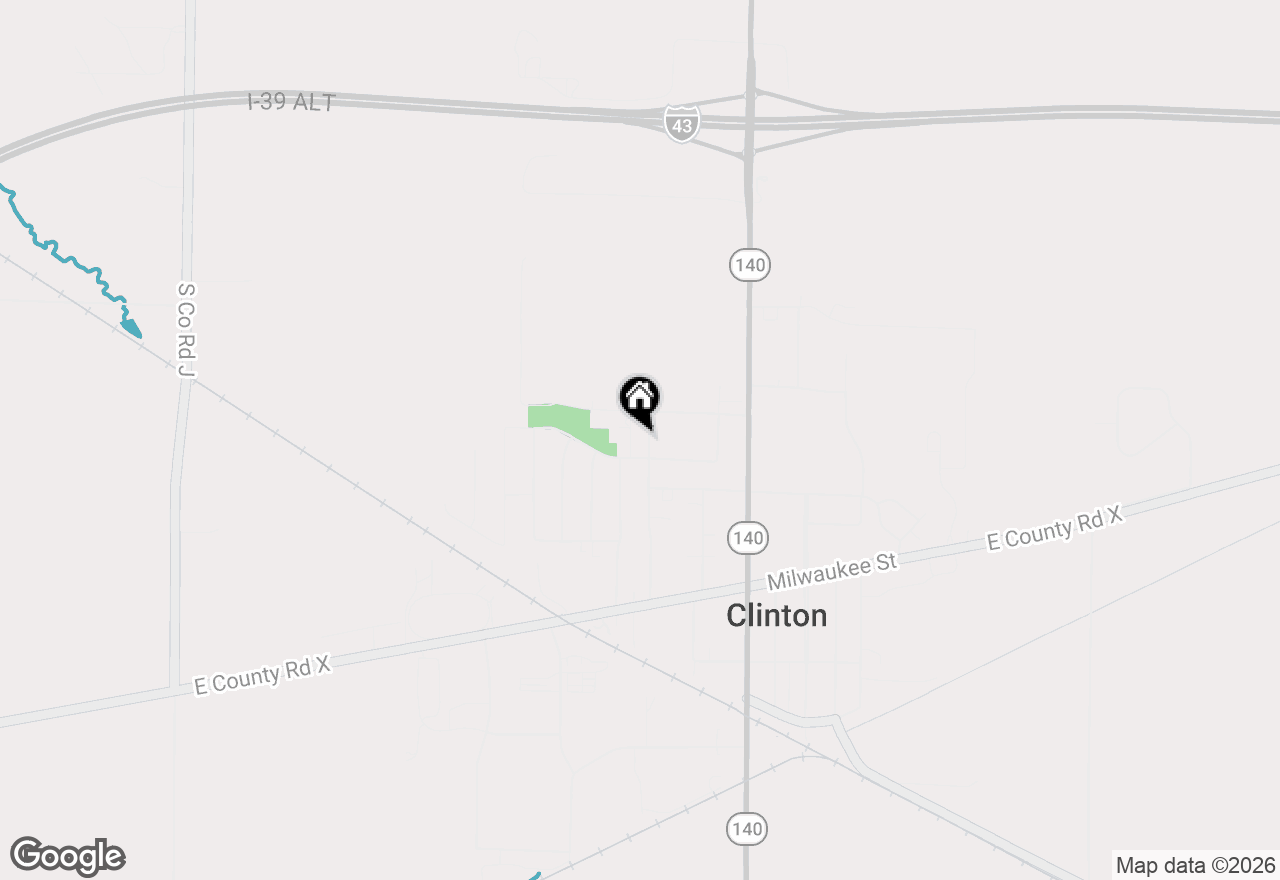 Map of 512 Westview Ave, Clinton, WI 53525