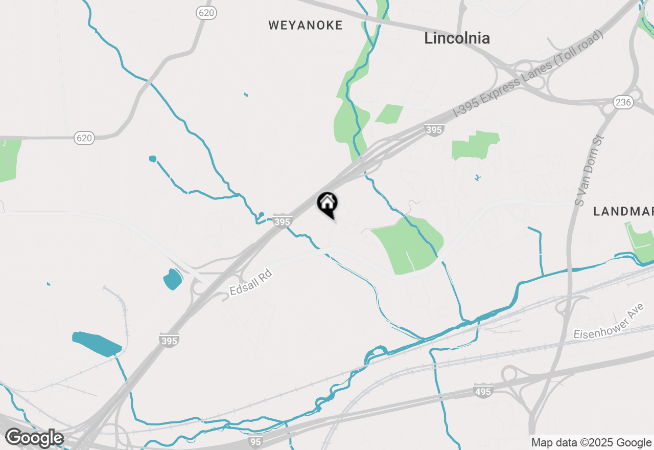 Map of 6413 Hawk View Lane, Alexandria, VA 22312