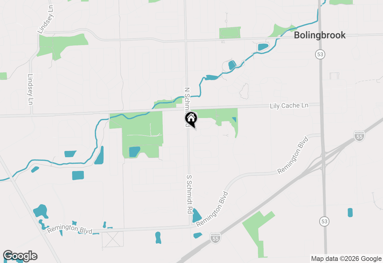 Map of 501 Bloomfield Drive, Bolingbrook, IL 60440