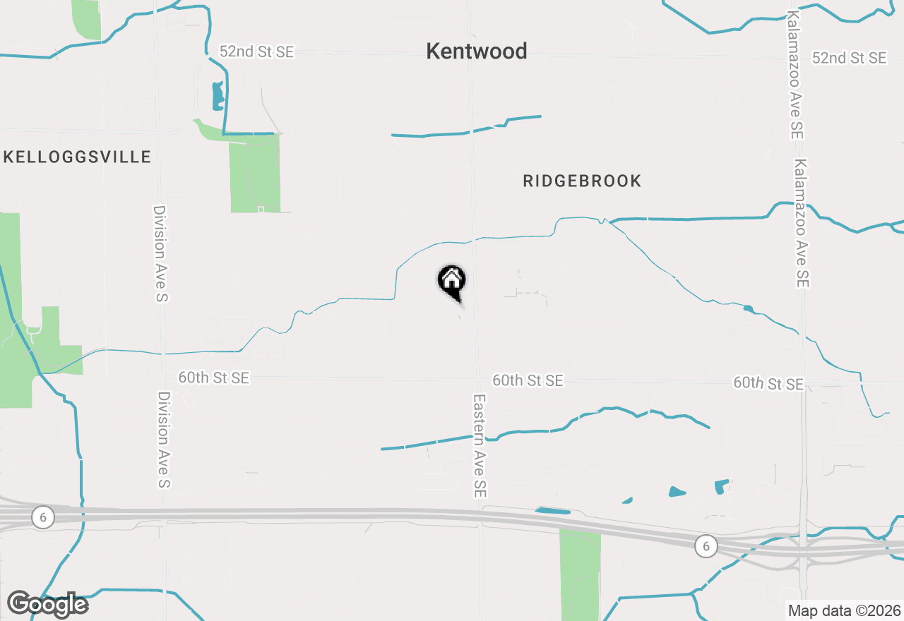 Map of 5896 Leisure South Drive Se #290, Kentwood, MI 49548