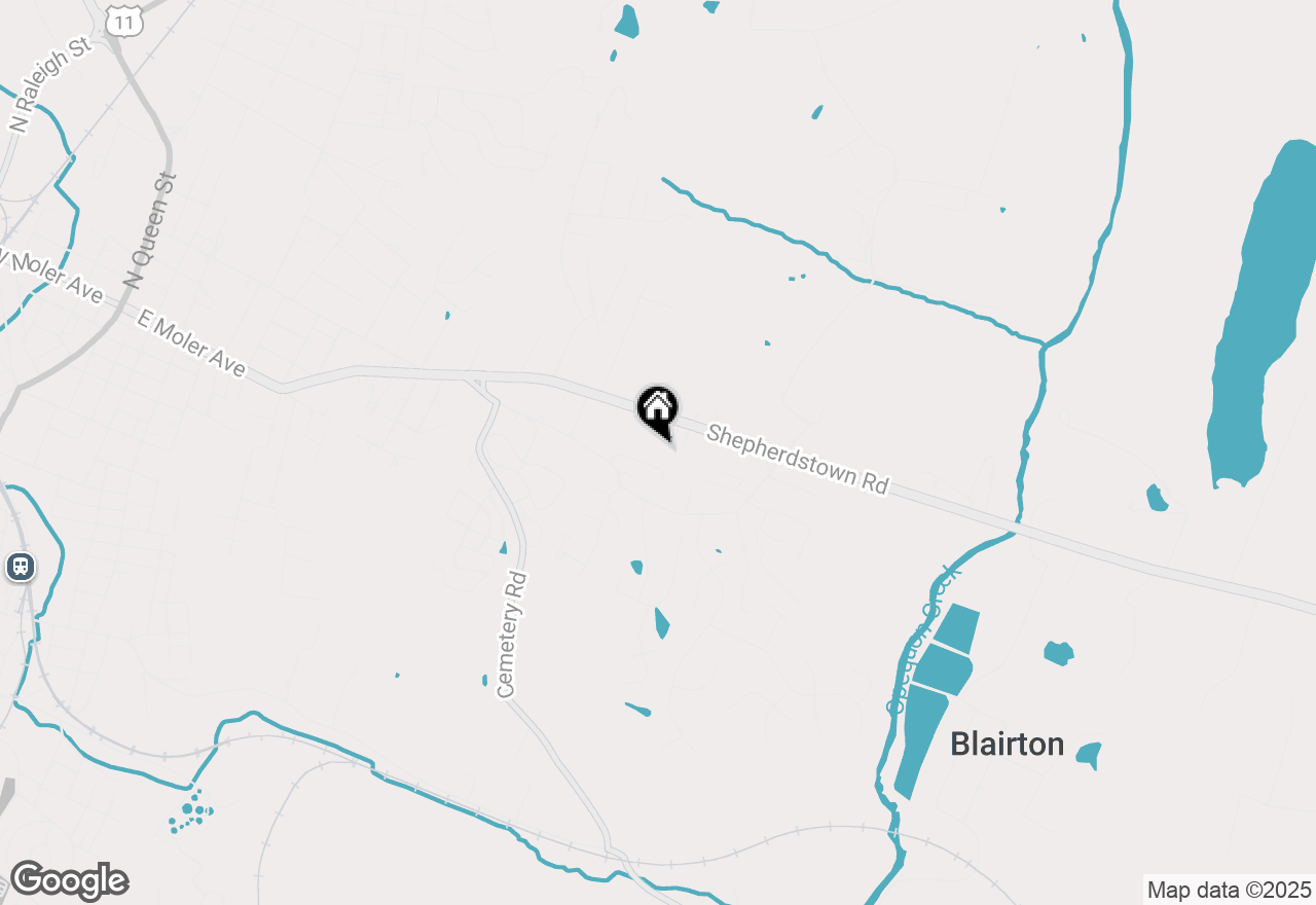 Map of 105 Cotta Lane, Martinsburg, WV 25404