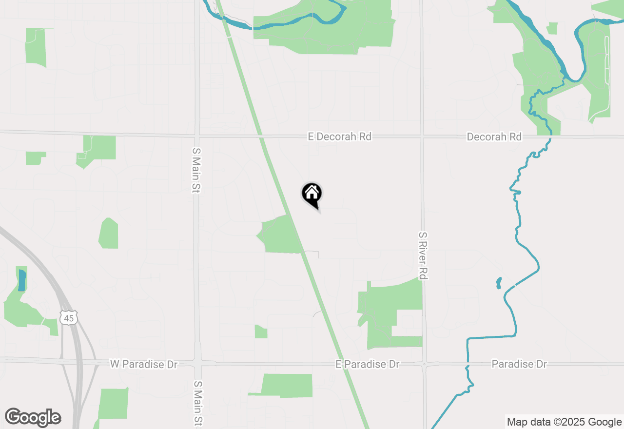 Map of 1125 Anchor Ave, West Bend, WI 53095