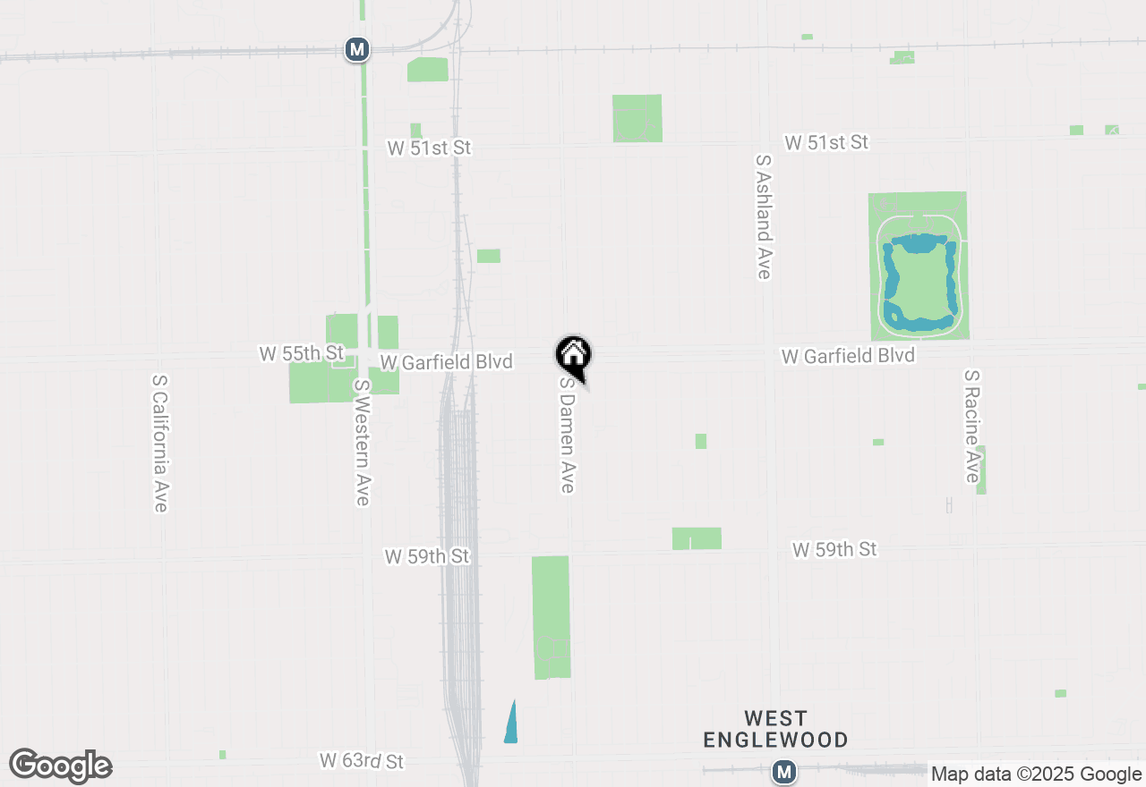 Map of 5539 S Damen Avenue, Chicago, IL 60636