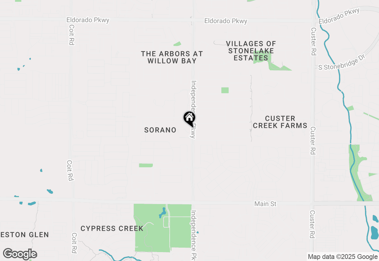 Map of 10232 Casabella Drive, Frisco, TX 75035