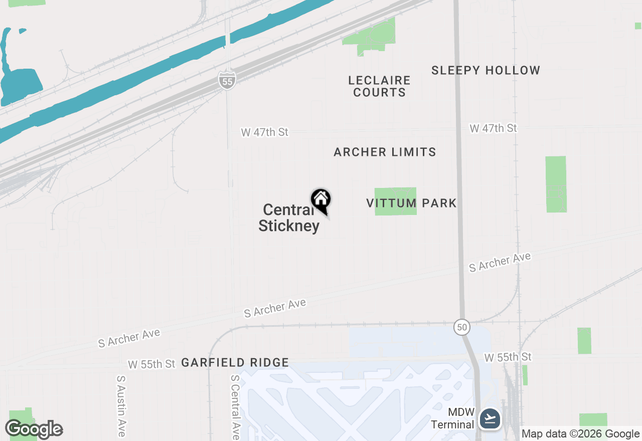 Map of 5005 S Lockwood Avenue, Chicago, IL 60638