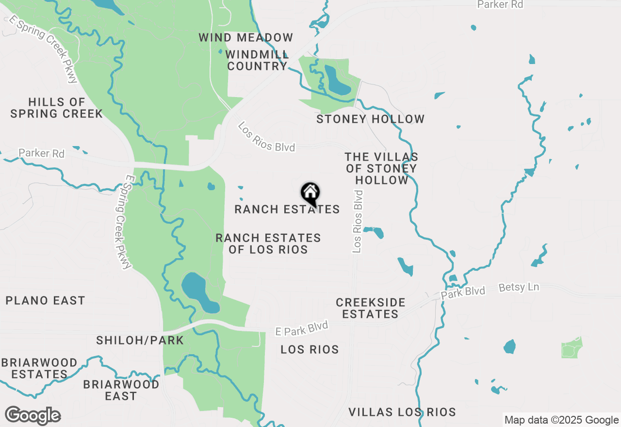 Map of 3927 Ranch Estates Drive, Plano, TX 75074