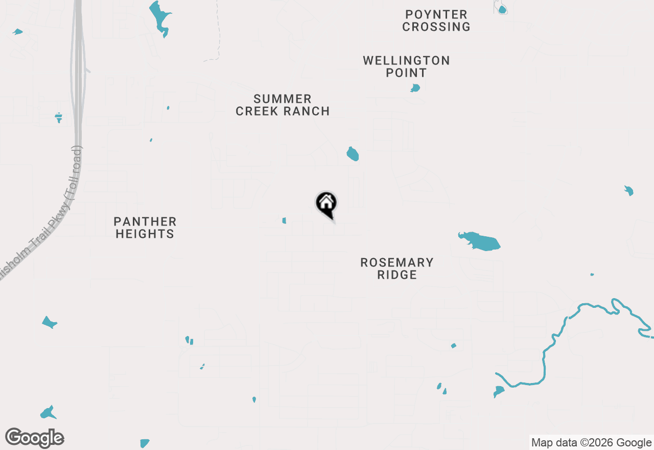 Map of 10101 Newtown Drive, Fort Worth, TX 76036