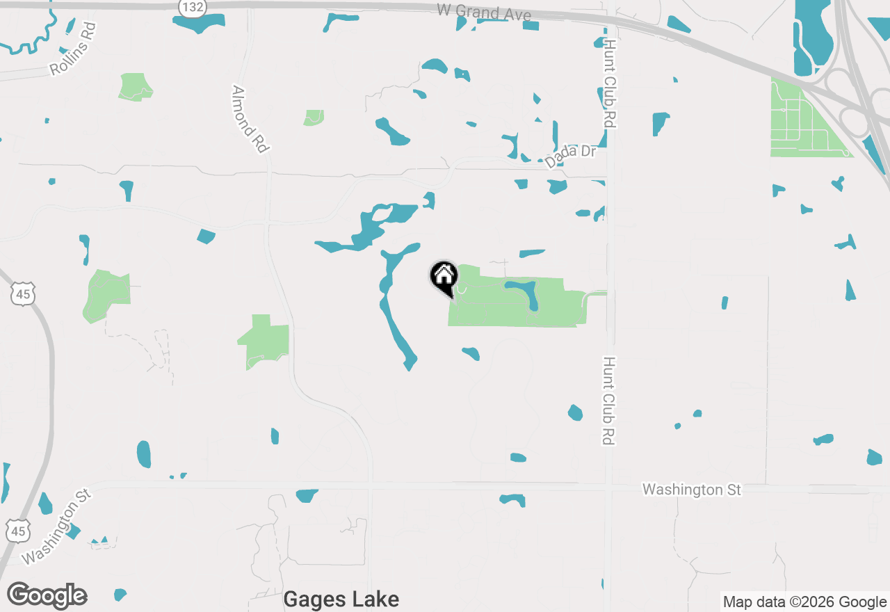 Map of 827 Hartford Drive, Gurnee, IL 60031