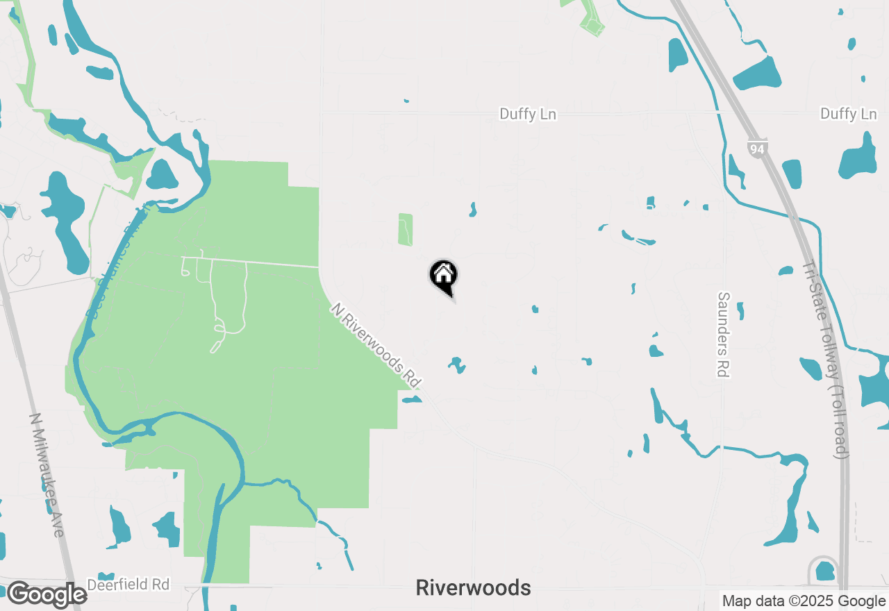 Map of 1515 Indian Trail Drive, Riverwoods, IL 60015