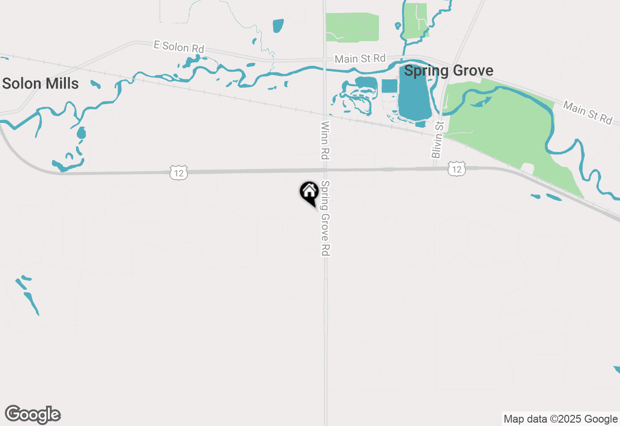 Map of 2620 Rolling Oaks Road, Spring Grove, IL 60081