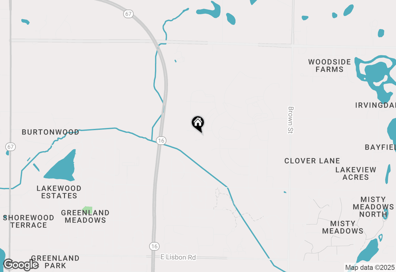 Map of 1217 Green Tree Dr, Oconomowoc, WI 53066