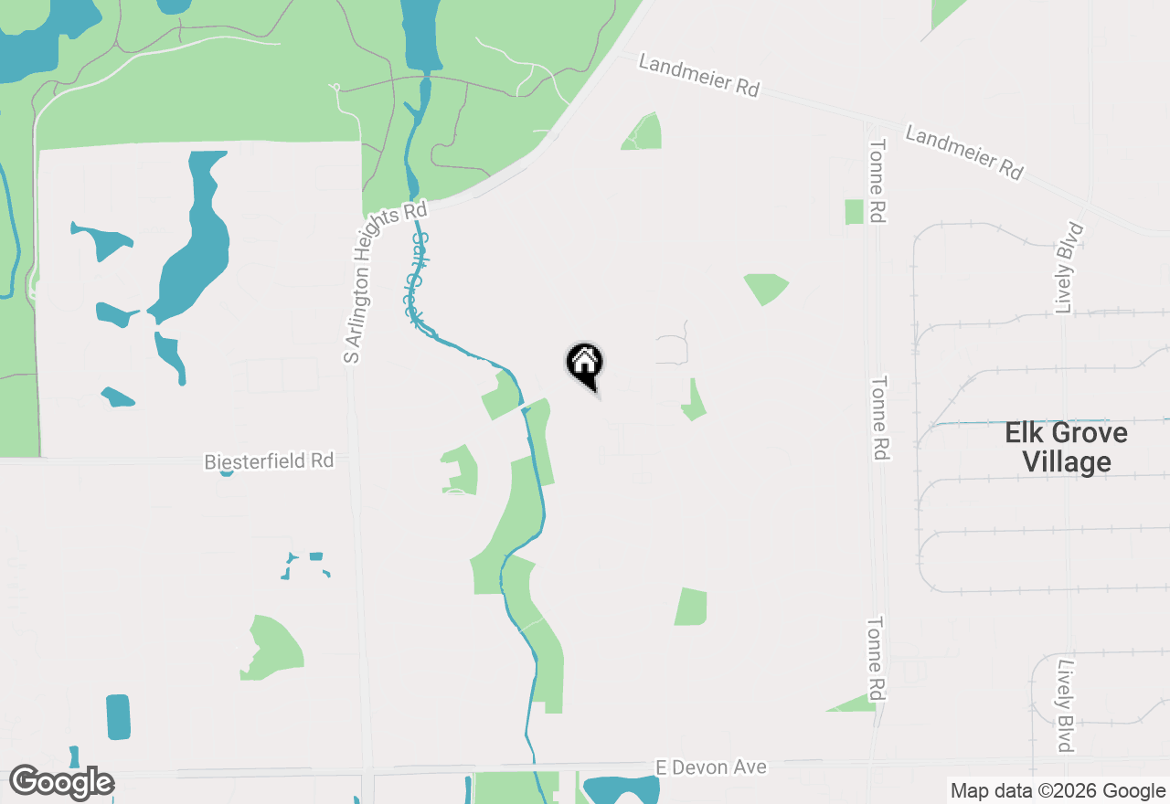 Map of 209 Washington Square #C, Elk Grove Village, IL 60007