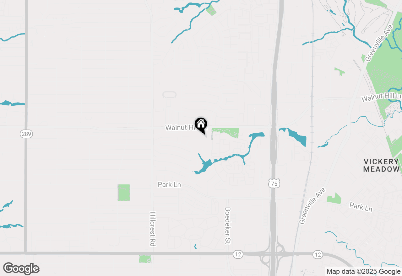 Map of 7261 Ashington Drive, Dallas, TX 75225