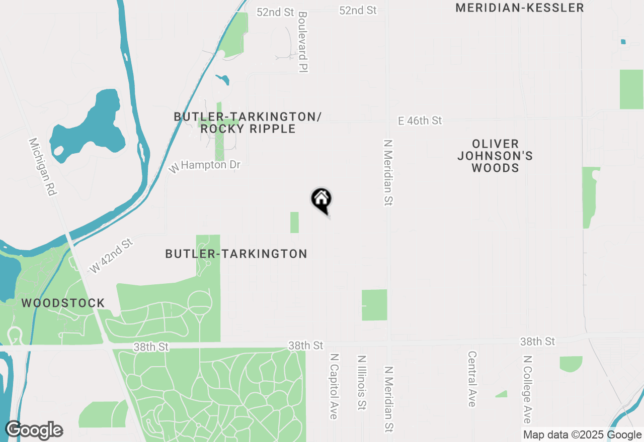 Map of 4227 Graceland Avenue, Indianapolis, IN 46208