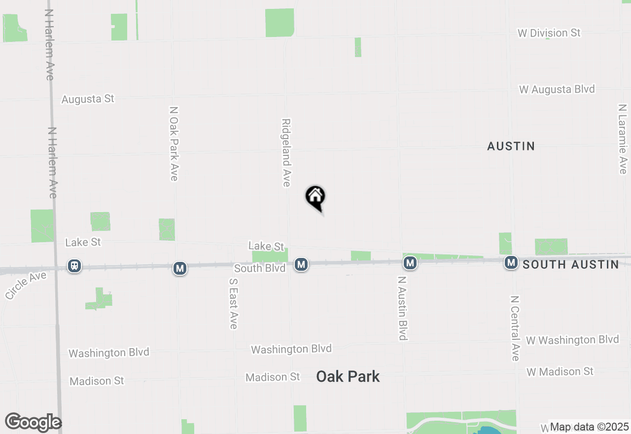 Map of 253 Ontario Street, Oak Park, IL 60302