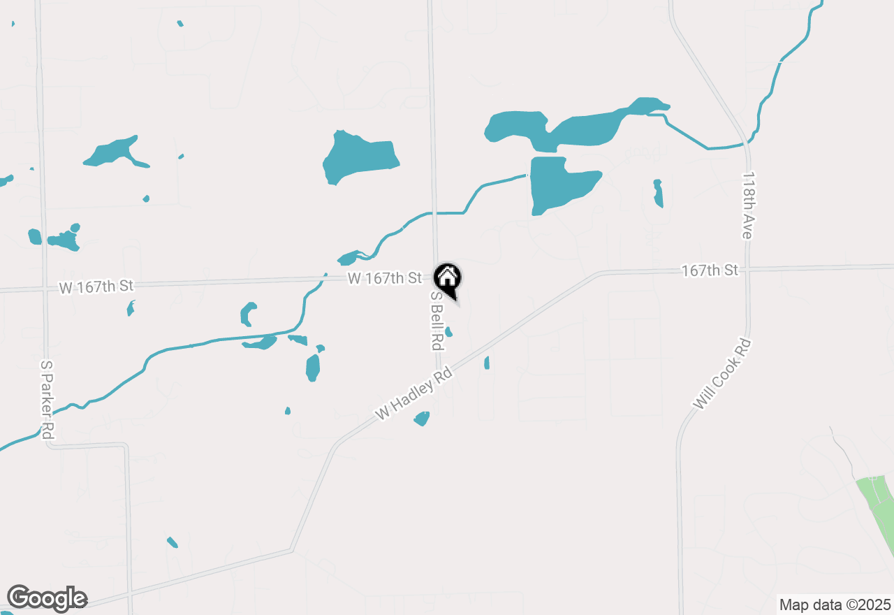 Map of 16753 S Bell Road, Homer Glen, IL 60491