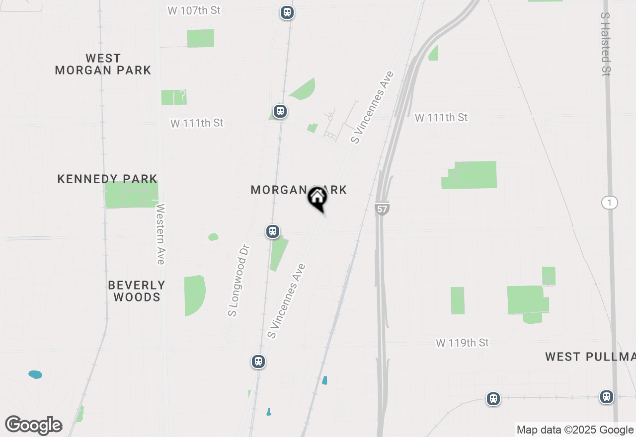 Map of 11440 S Vincennes Avenue, Chicago, IL 60643