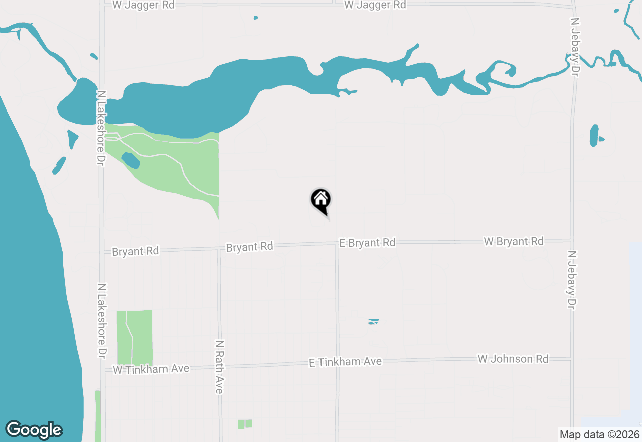 Map of 1231 Blue Heron Drive, Ludington, MI 49431