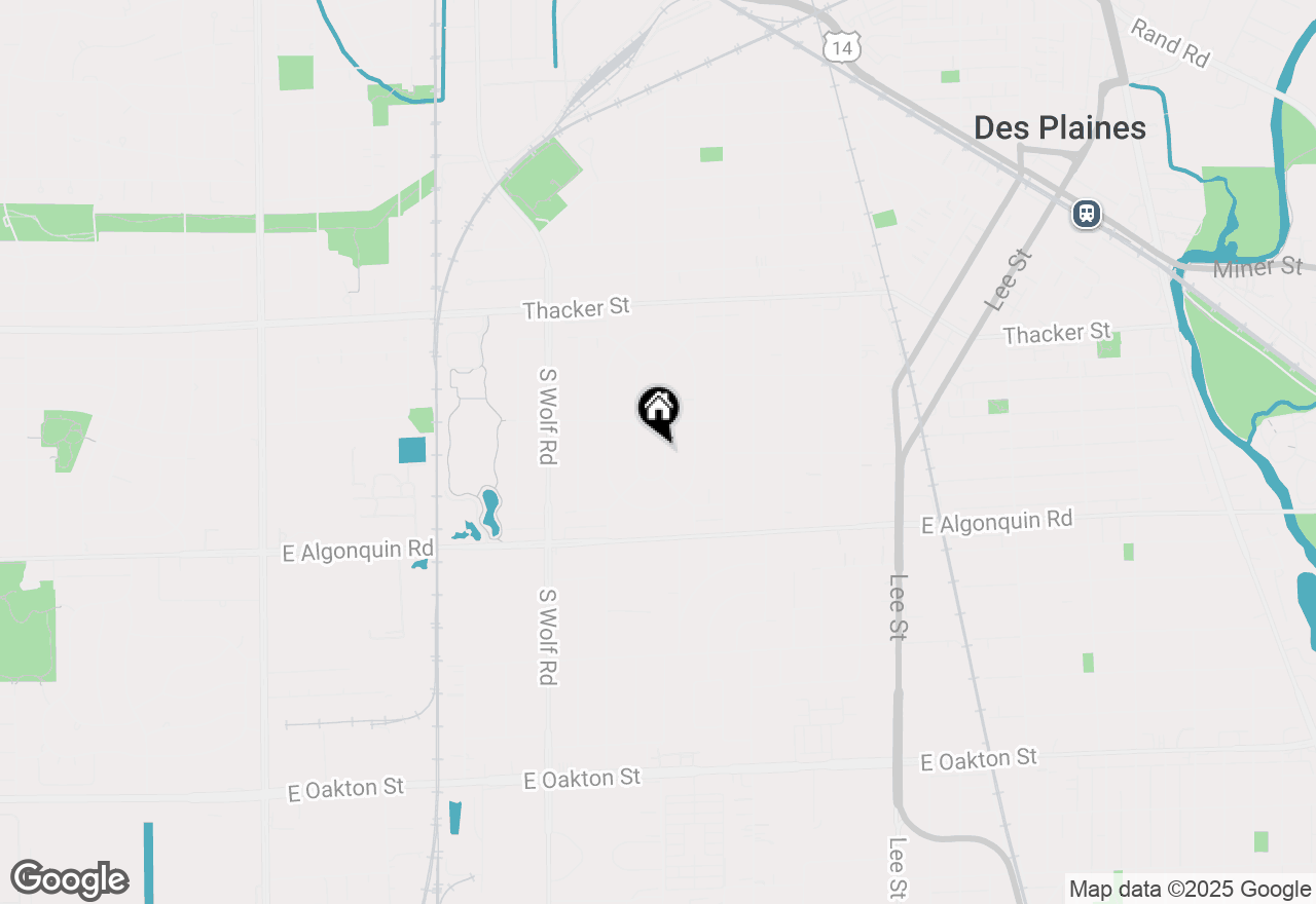 Map of 1056 E Villa Drive, Des Plaines, IL 60016