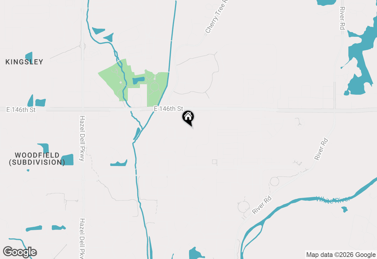 Map of 14459 New Garden Lane, Carmel, IN 46033
