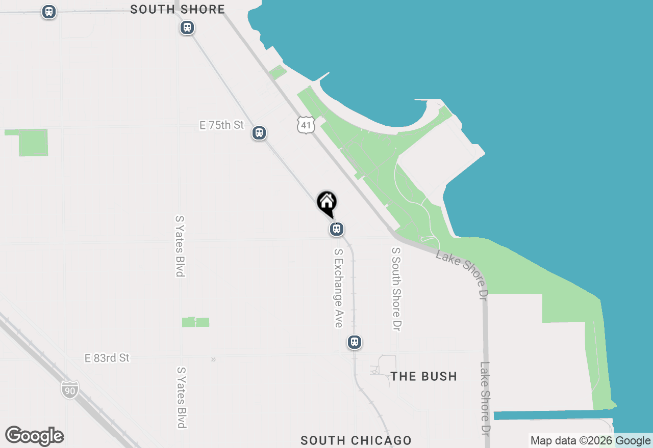 Map of 7829 S Escanaba Avenue, Chicago, IL 60649