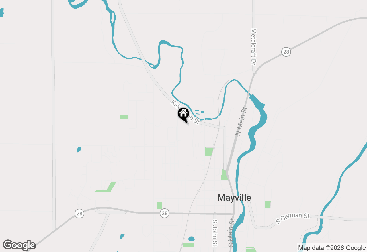 Map of 511 Grove St, Mayville, WI 53050