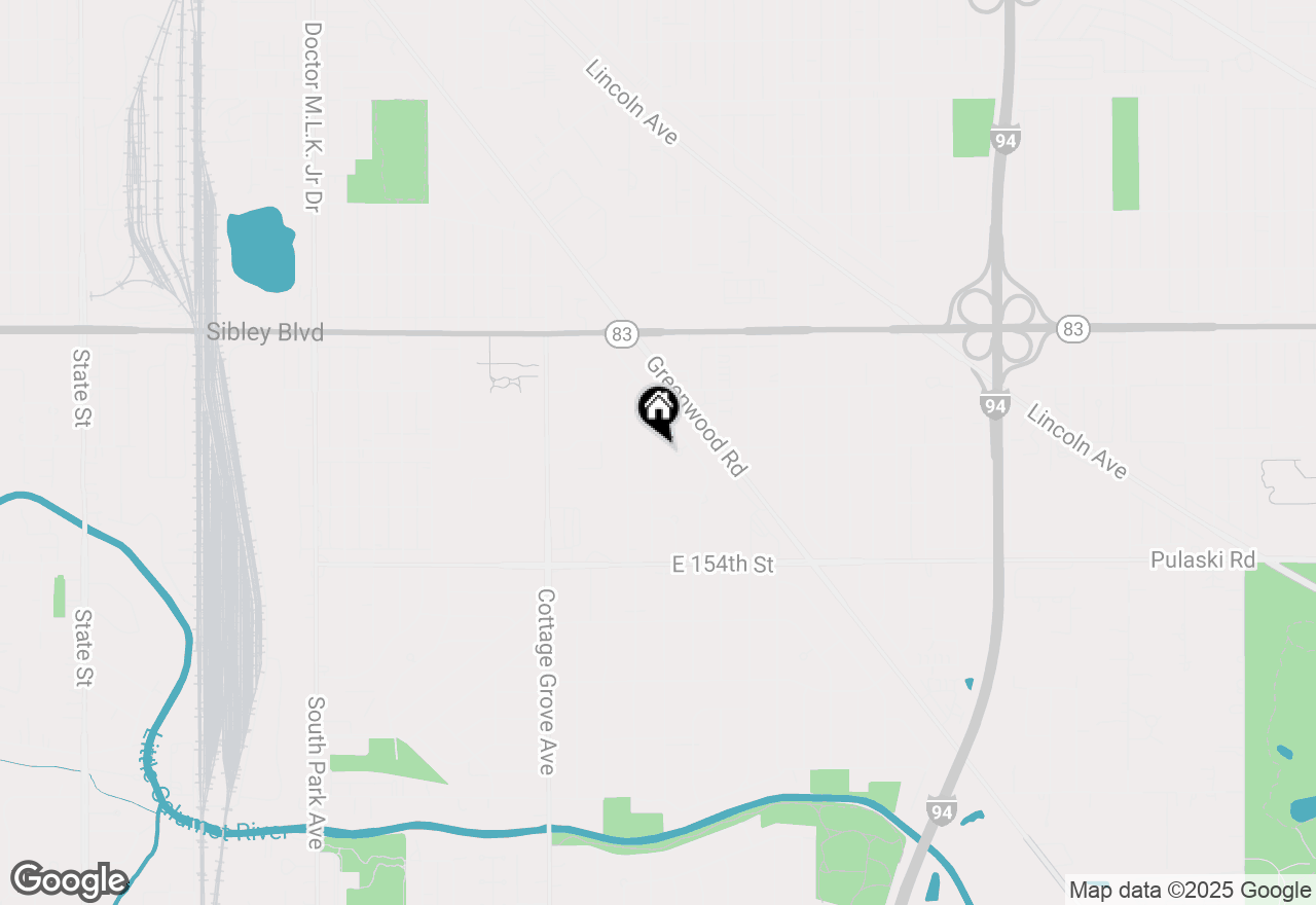 Map of 15231 Ingleside Avenue, South Holland, IL 60473