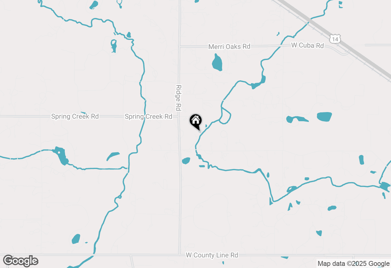 Map of 560 Oak Knoll Road, Barrington Hills, IL 60010