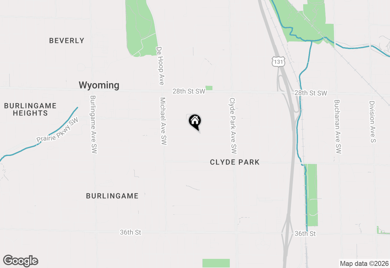 Map of 1011 Buckingham Street Sw, Wyoming, MI 49509