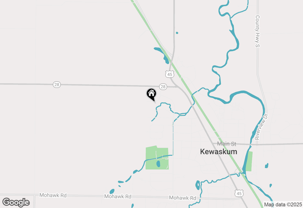 Map of 569 Emerald Point, Kewaskum, WI 53040