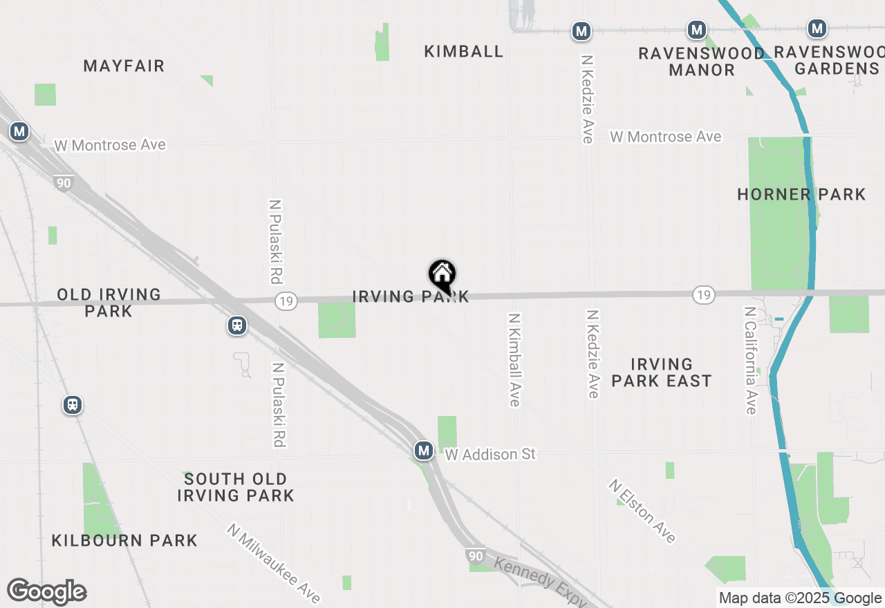 Map of 3549 W Irving Park Road, Chicago, IL 60618