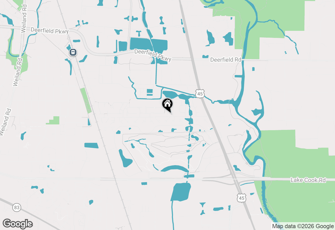 Map of 406 Hummingbird Court, Deerfield, IL 60015
