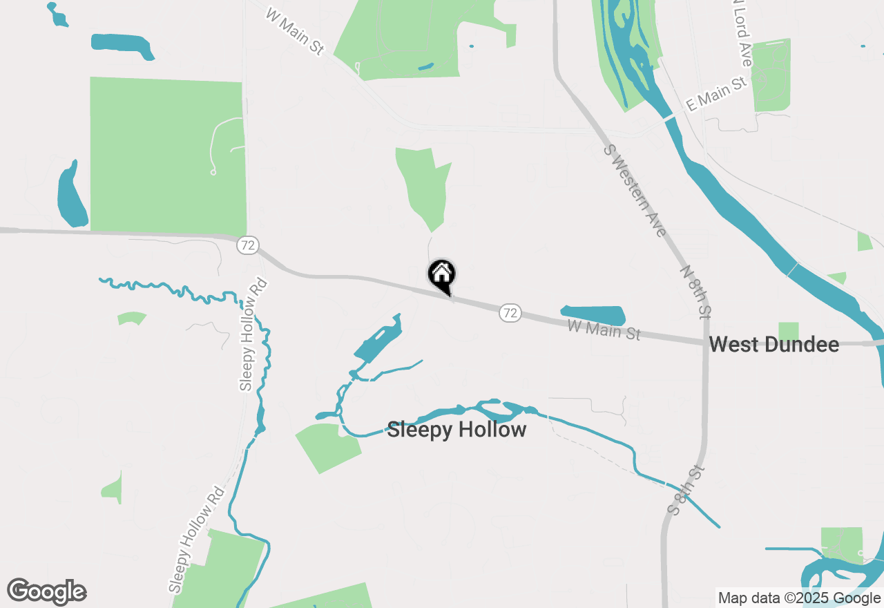 Map of 103 Rainbow Drive, Sleepy Hollow, IL 60118