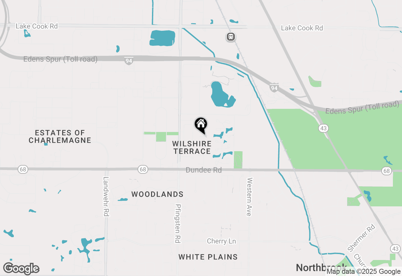 Map of 628 Greenwood Road, Northbrook, IL 60062