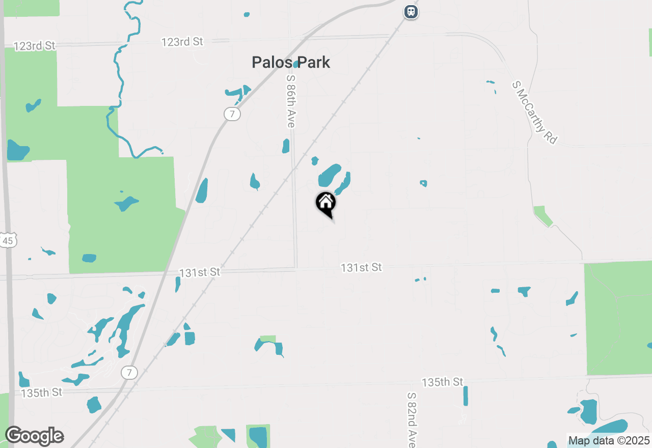 Map of 8401 W 129th Street, Palos Park, IL 60464