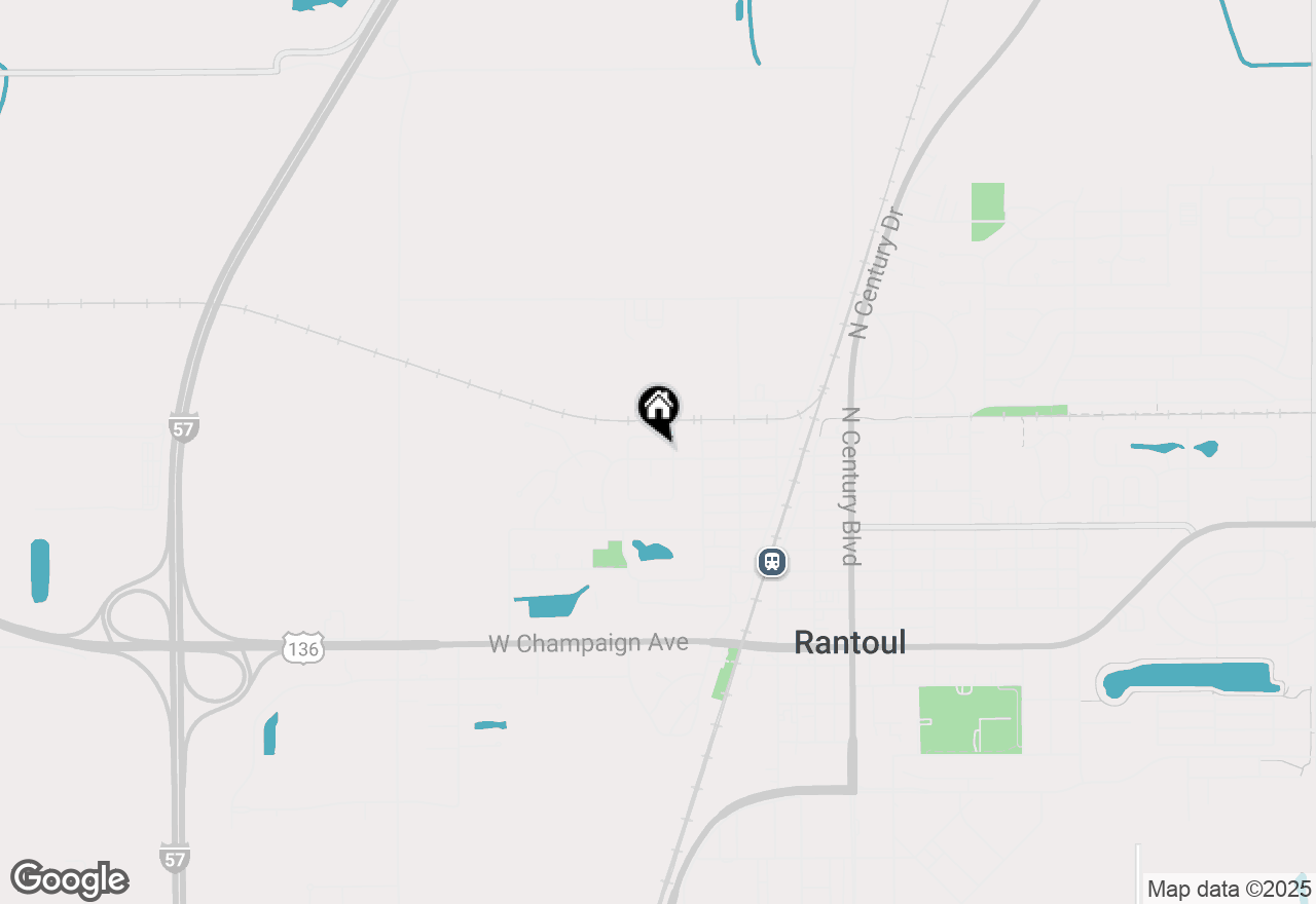 Map of 405 Neipswah Avenue, Rantoul, IL 61866