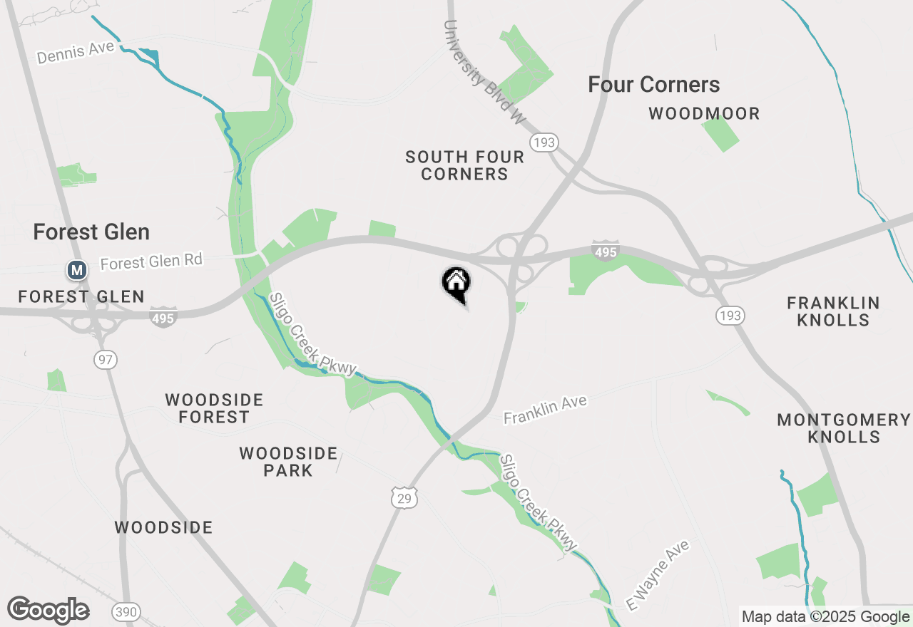 Map of 9613 Lorain Avenue, Silver Spring, MD 20901