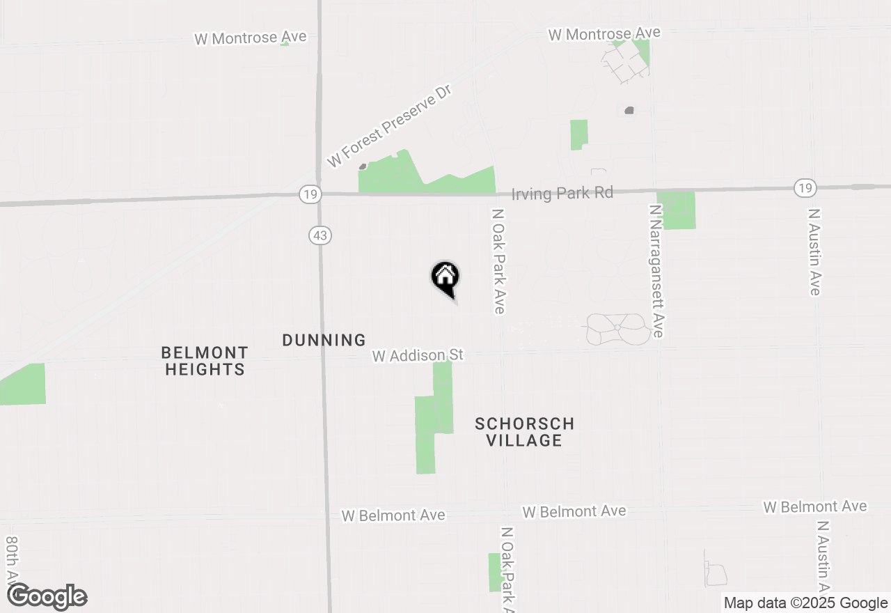 Map of 3711 N Newland Avenue, Chicago, IL 60634