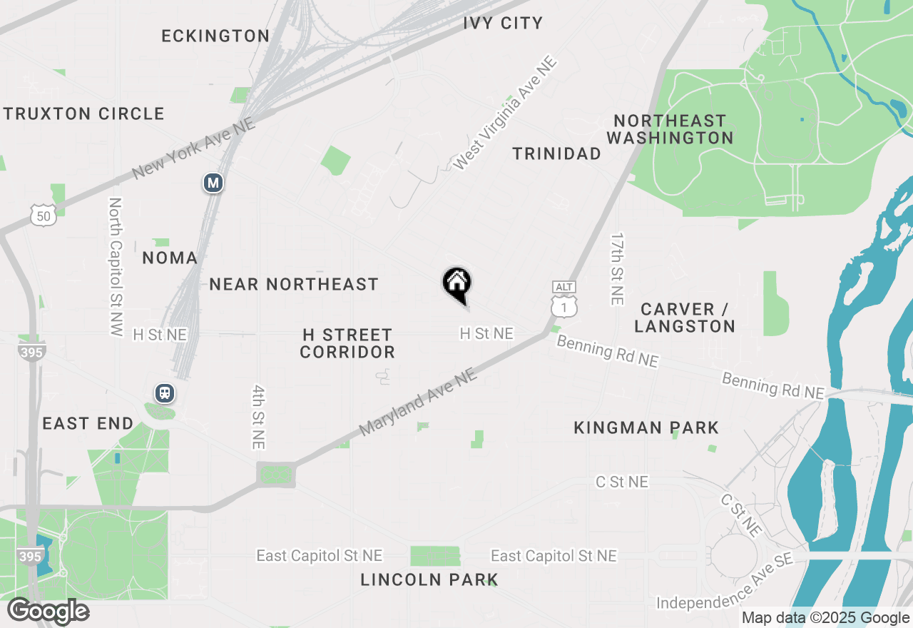 Map of 1251 I Street Ne, Washington, DC 20002