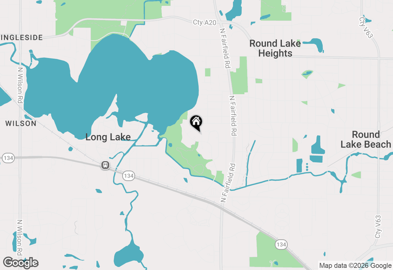 Map of 1225 N Village Drive, Round Lake Beach, IL 60073